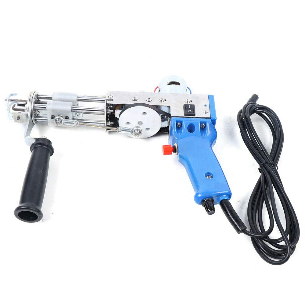 Electric Carpet Tufting Gun - High Speed Loop Pile Punch Needle Machine for DIY Rug Making | Handheld Weaving & Flocking Tool (US Stock) | Perfect for Home Decor, Craft Projects & Custom Rug Creation