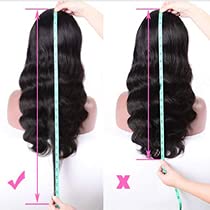 T Part Lace Front Wig Human Hair - Deep Curly Brazilian Virgin Hair Ombre Wig with HD Transparent Lace, Pre-Plucked Hairline, 130% Density, 10 Inch Length | Perfect for Daily Wear, Cosplay, and Special Occasions