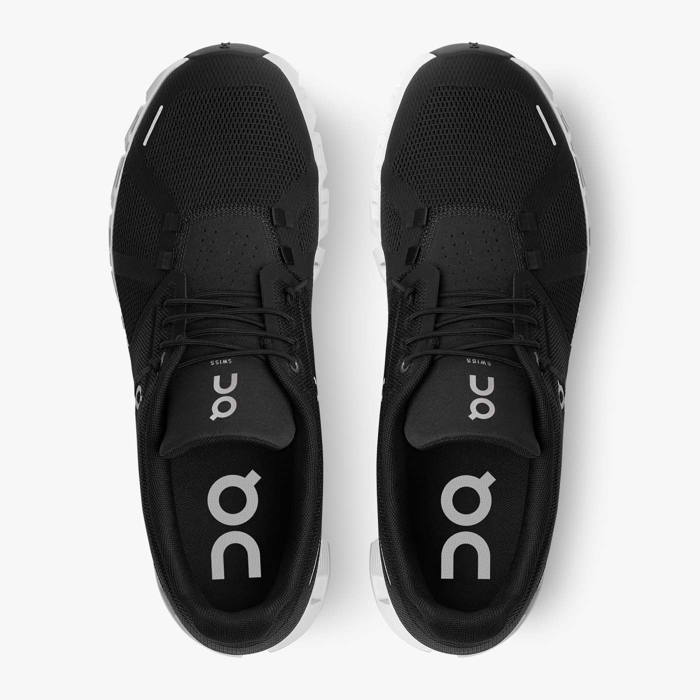 On Running Men's Cloud 5 Running Shoes - Lightweight & Breathable Black/White Sneakers for Jogging, Gym Workouts & Daily Wear