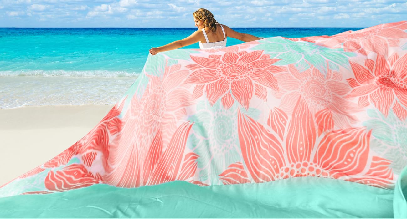 **Waterproof Sandproof Extra Large Beach Blanket 79