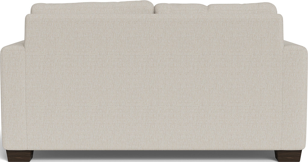 Track 62 Loveseat - Modern 2-Seater Sofa for Small Spaces, Comfortable Fabric Couch with Sturdy Wooden Legs - Perfect for Apartments, Living Rooms and Cozy Home Decor
