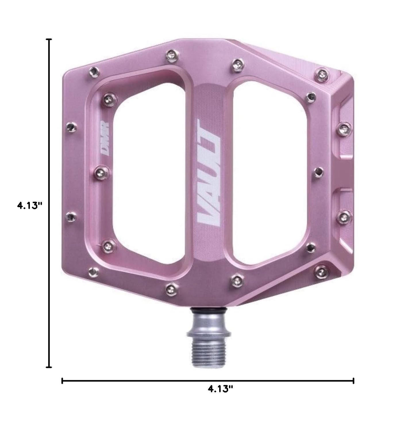 Vault Pedals Pink Punch Bike Pedals - One Size Universal Fit for BMX, Mountain & Road Bikes - Perfect for Cycling, Commuting & Outdoor Adventures
