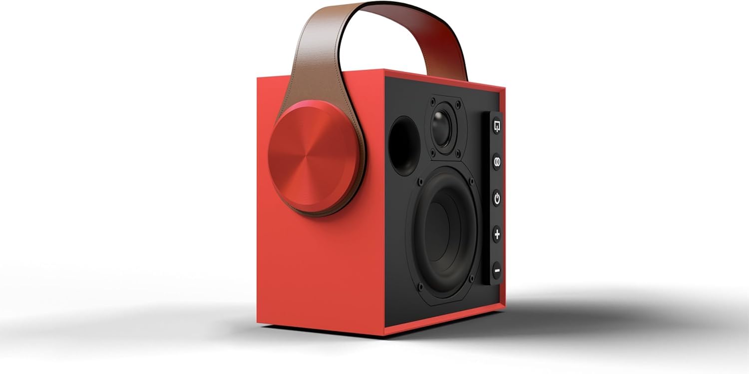 Morel Biggie Portable Bluetooth Speaker - Wireless HiFi Speaker with Bluetooth 5.3, High-Fidelity Sound for Home, Outdoor & Travel | Perfect for Parties, Beach & Camping