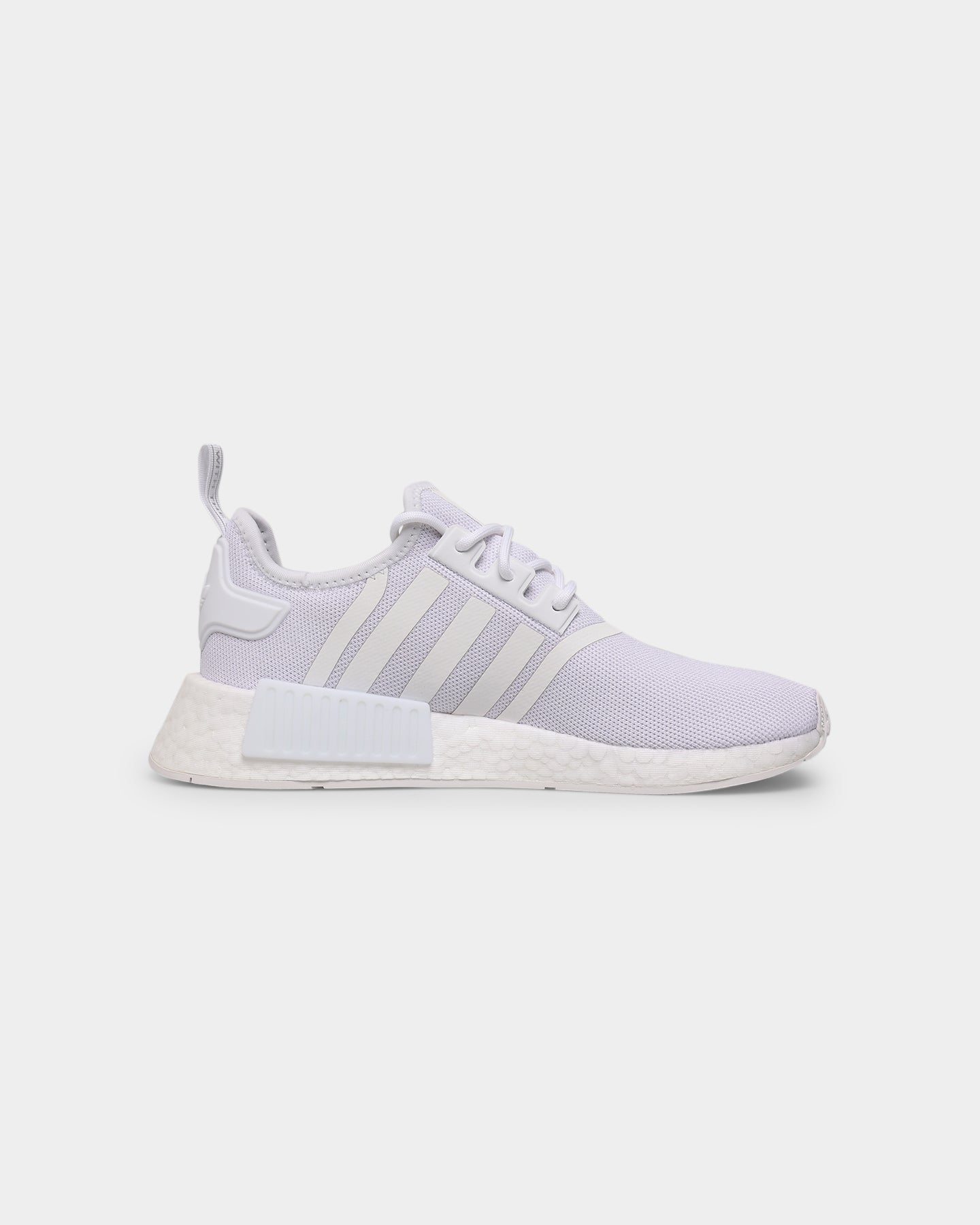 Adidas Women's NMD_R1 Primeblue Running Shoes - Cloud White/Silver Metallic - Lightweight Comfort for Jogging, Gym & Casual Wear
