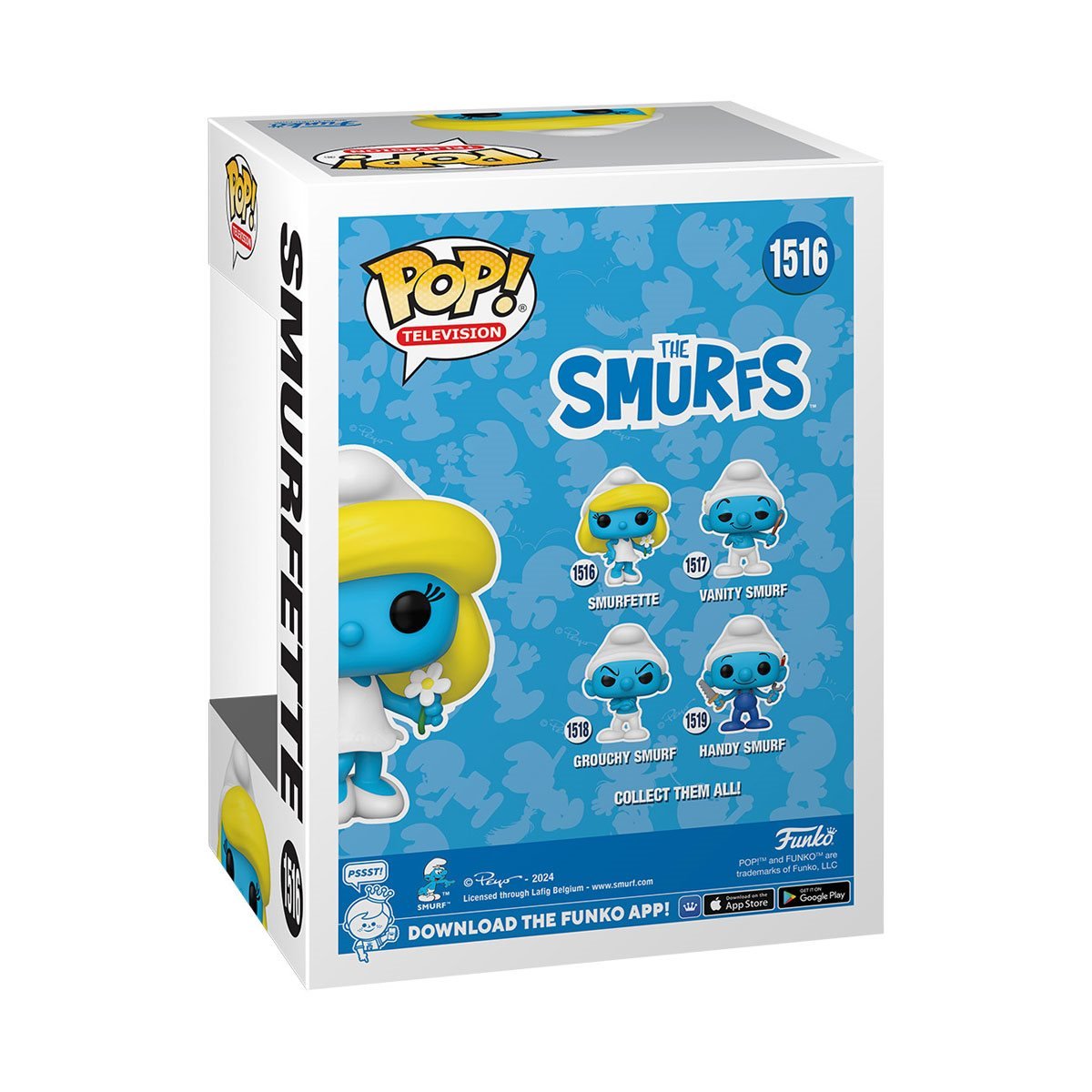 The Smurfs Smurfette Doll with Flower - Cute Collectible Figurine for Kids & Fans - Perfect for Birthday Gifts, Room Decor, and The Smurfs Merchandise Collection