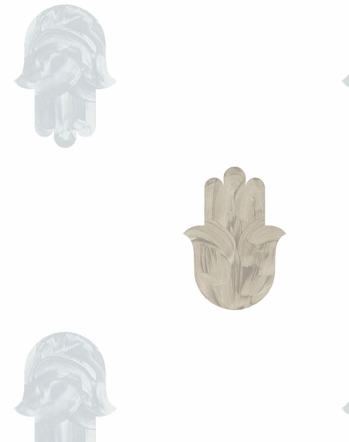 Wallshoppe 'Home Om' Neutral Wallpaper - Perfect for Living Rooms, Bedrooms & Meditation Spaces