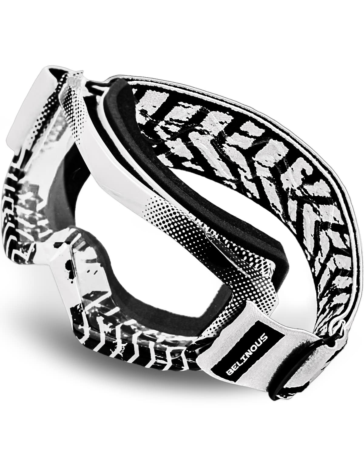BELINOUS Kids ATV Goggles for Dirt Bike & Motorcycle Riding - Youth MX Goggles for Boys & Girls Ages 3-12 with Soft Comfortable Strap - Perfect for Off-Road, Motocross & Outdoor Adventures