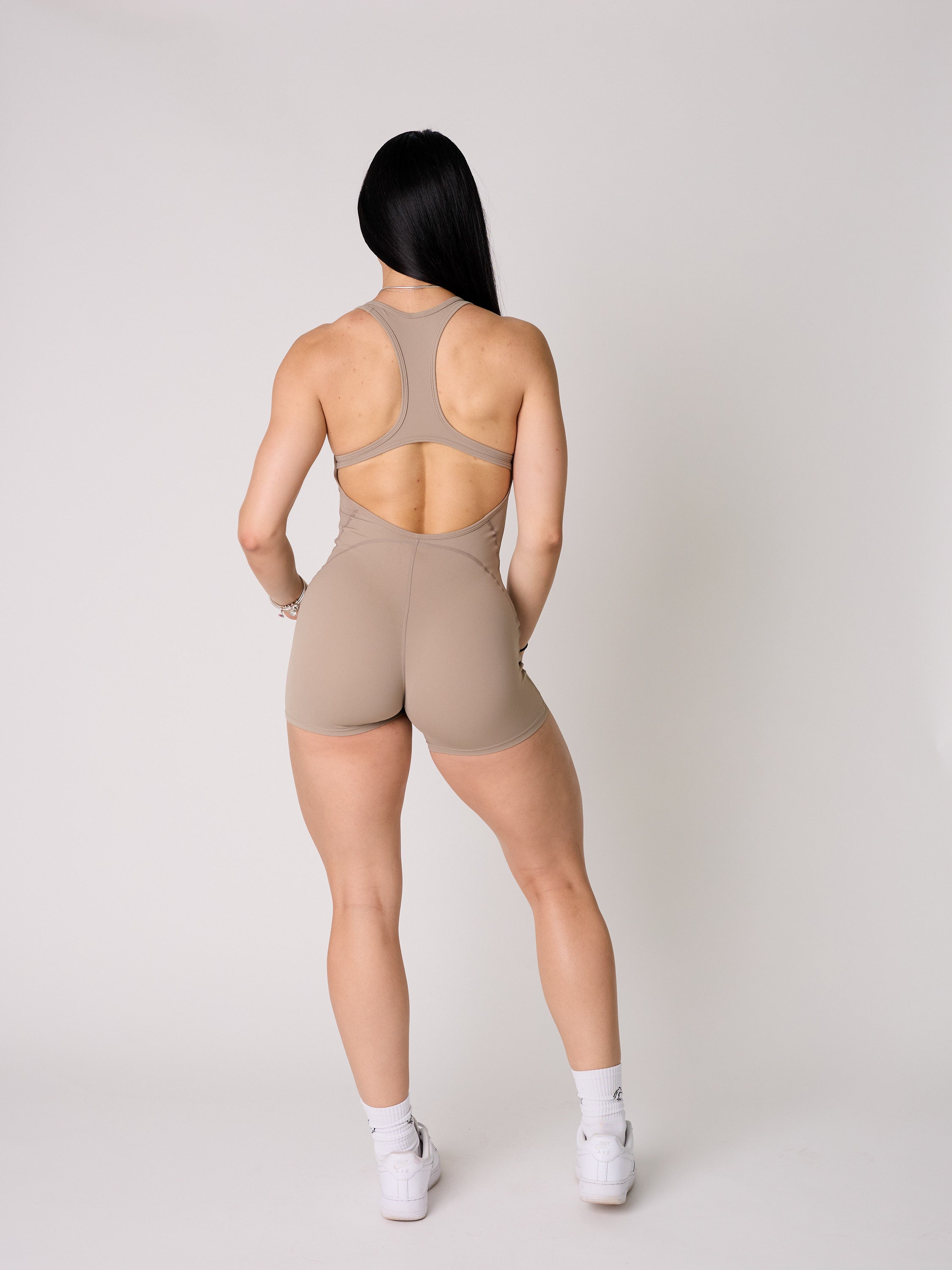 Pilates Mini Jumpsuit for Women - Stretchy Yoga Romper - Workout & Lounge Wear for Pilates, Yoga, and Gym Sessions