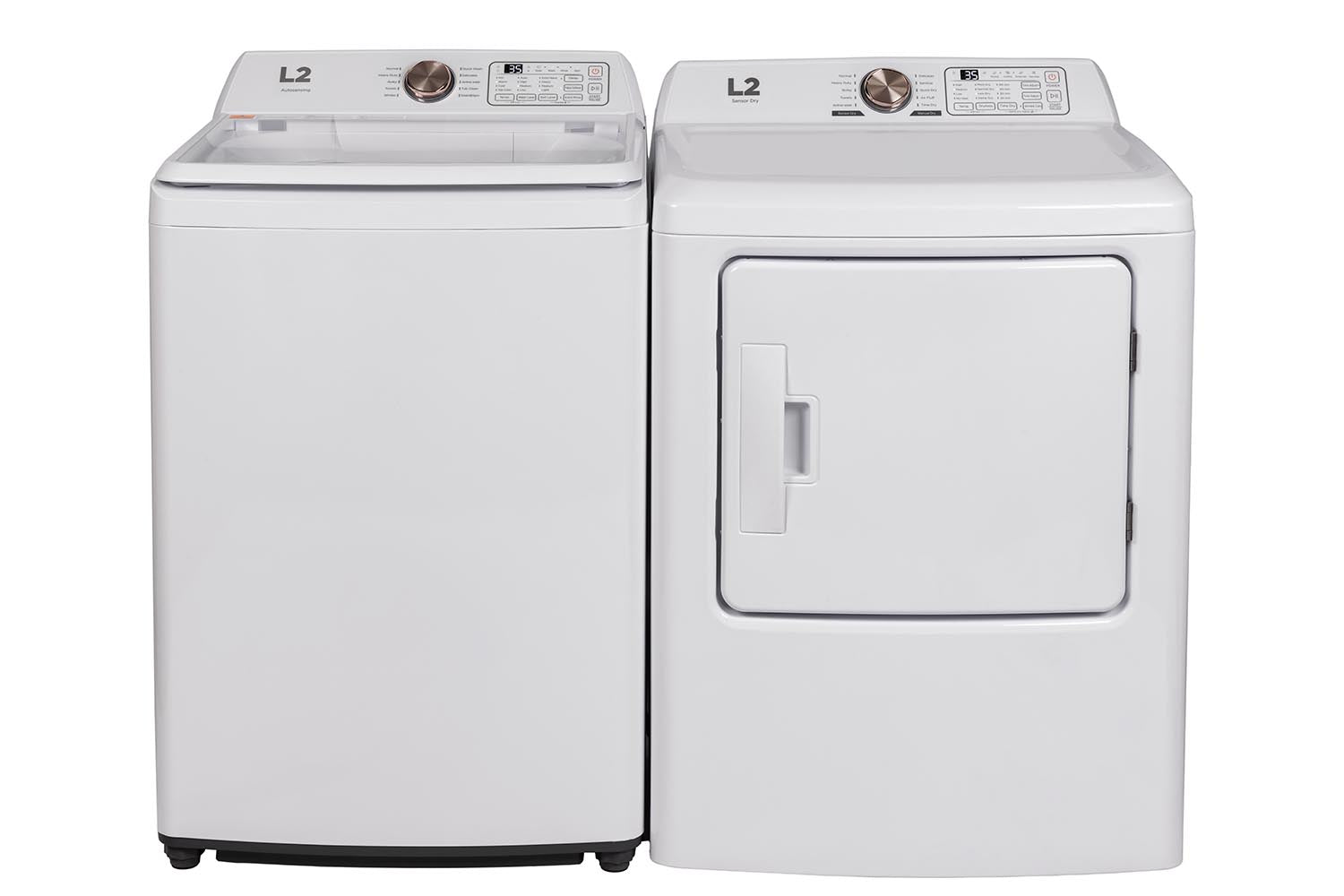 L2 White Top Load Washing Machine (4.3 Cu. Ft Capacity) - LT43A3AWW | Energy Efficient Laundry Appliance for Home & Apartment Use