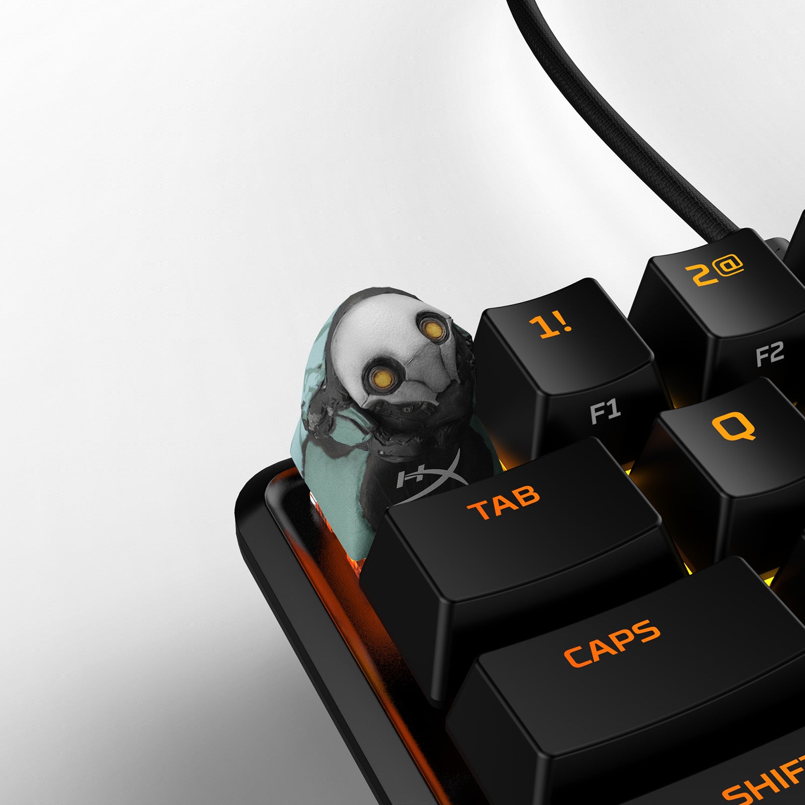 Warframe Themed HX3D Custom Keycap - Clem Design for Mechanical Keyboards | Perfect for Gaming & Typing Enthusiasts