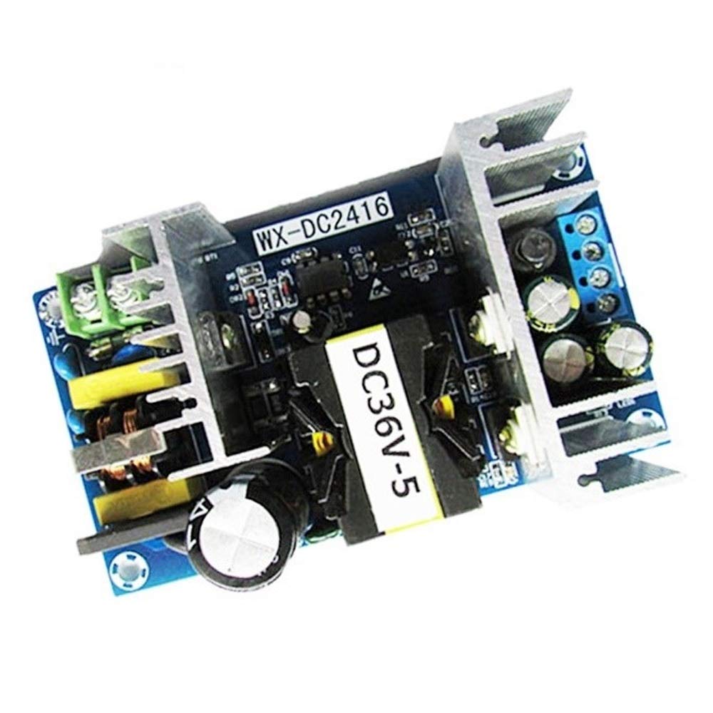 180W AC to DC Power Converter 110V/220V to 36V 6.5A Regulated Transformer - Ideal for Electronics Projects, DIY Kits, and Industrial Equipment Power Supply