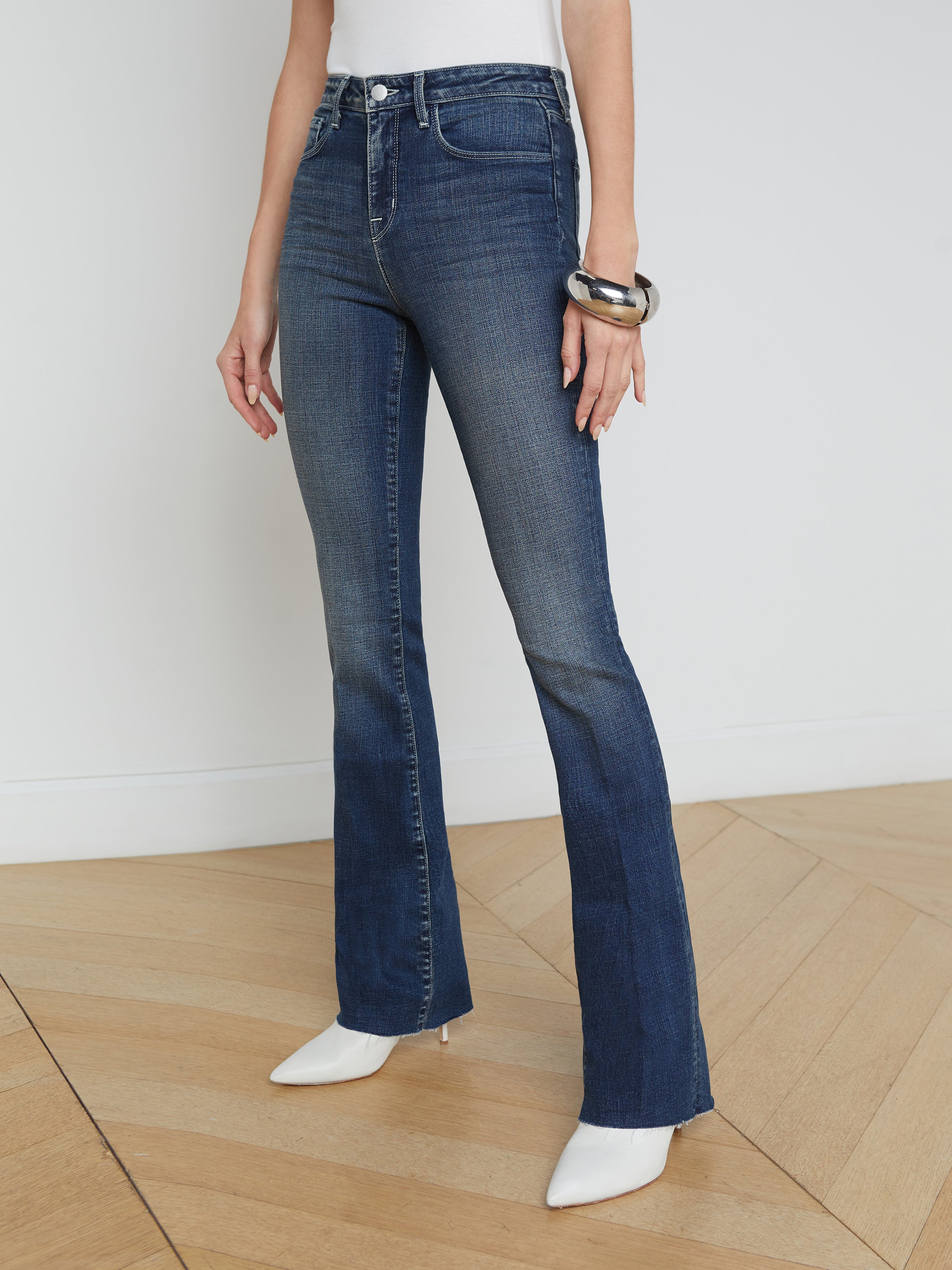 Ruth Straight Leg Jeans for Women - High Waist Slim Fit Stretch Denim Pants - Perfect for Casual Wear, Office, and Everyday Outfits