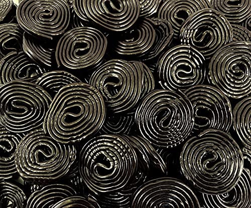 Gerrit's Broadway Wheels Black Licorice Candy Rolls - 2.5lb Bulk Bag | Old-Fashioned Licorice Candy for Parties, Movie Nights & Gift Baskets