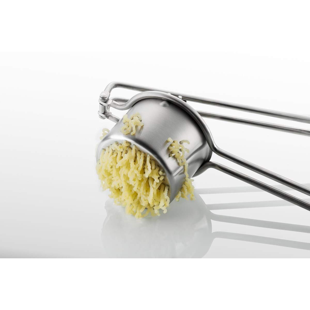 Gefu Stainless Steel Potato Ricer Press - Professional Kitchen Tool for Mashed Potatoes, Baby Food & Purees - Perfect for Home Cooking & Restaurants