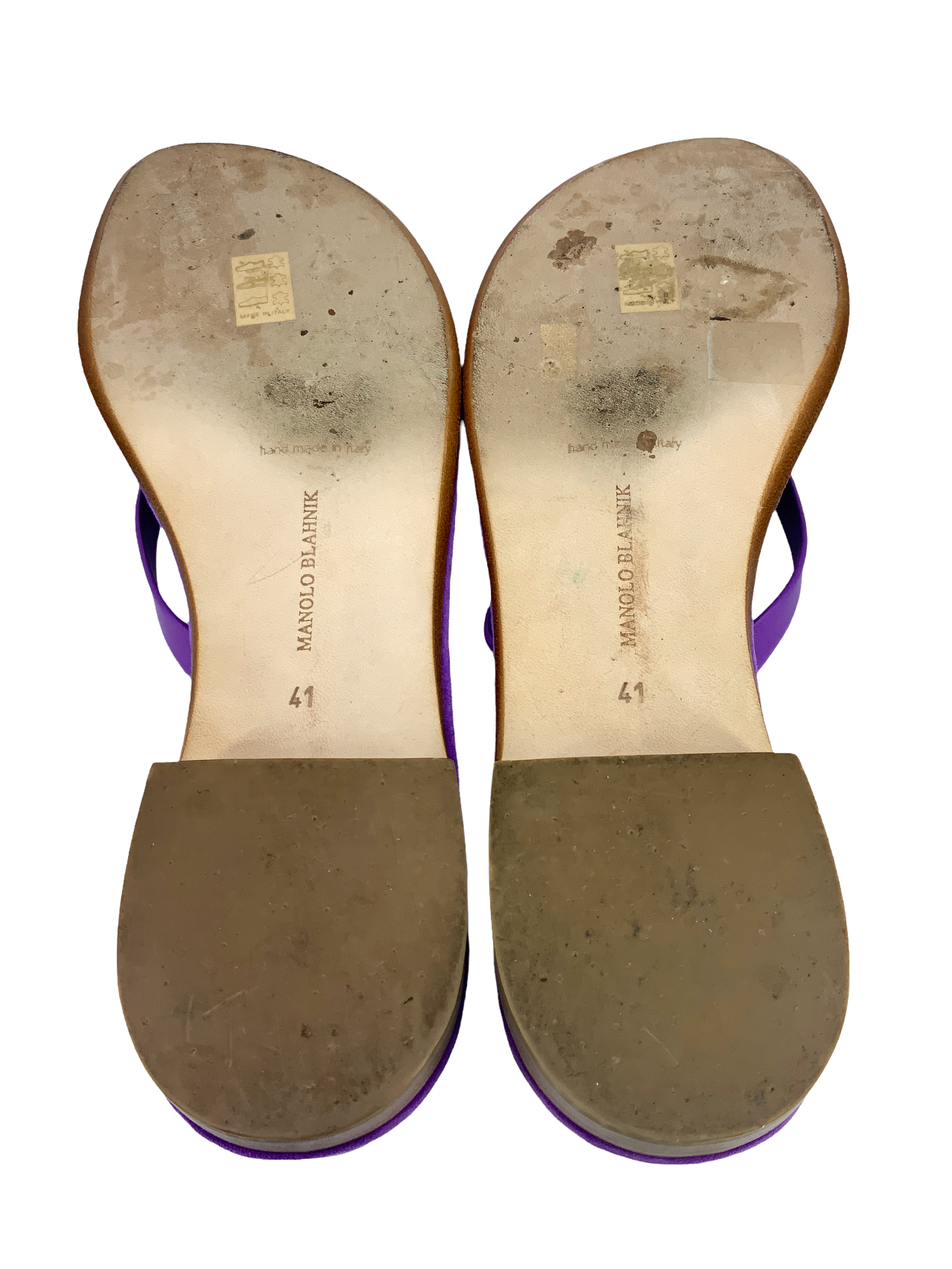 Manolo Blahnik Suede Tassel Thong Sandals for Women - Size 11 | Comfortable Summer Flip Flops for Beach, Pool & Casual Outings