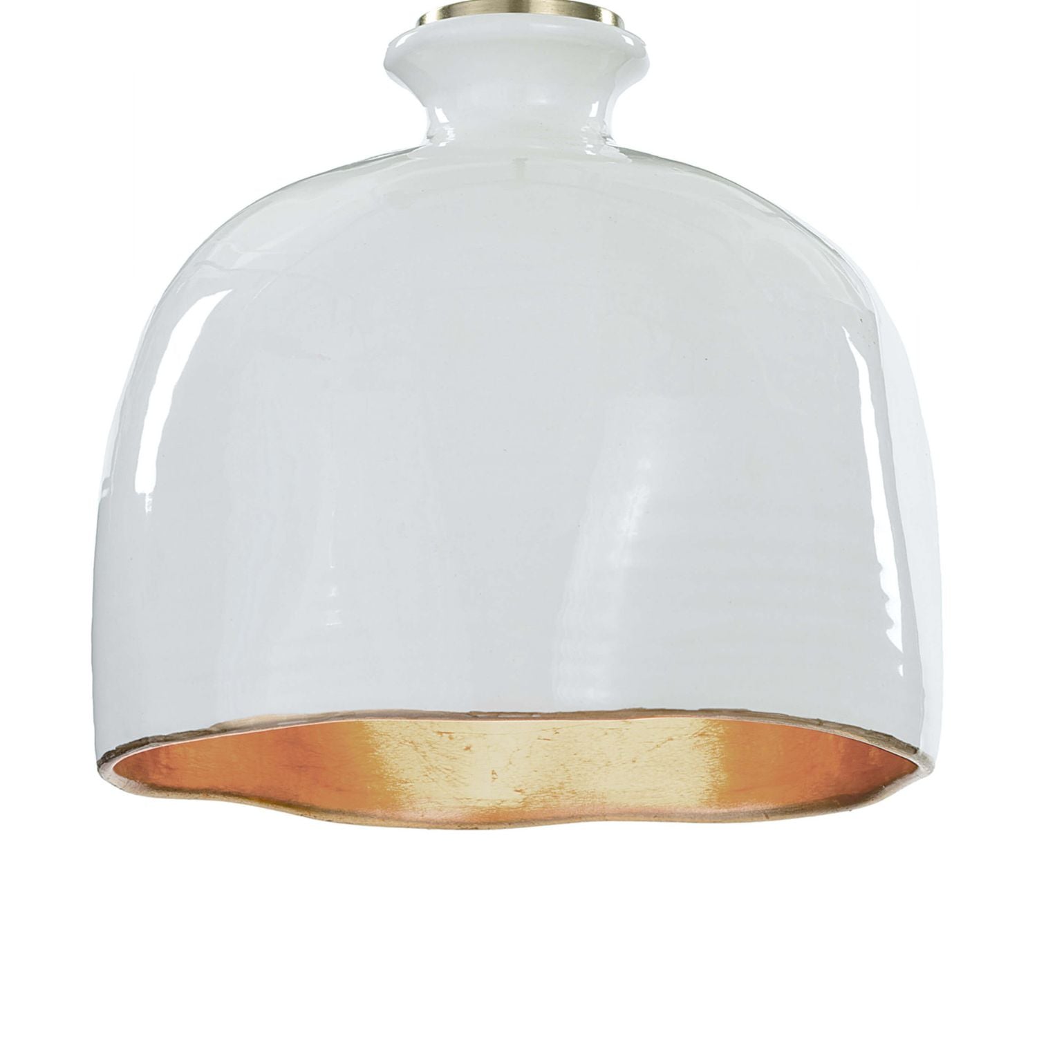 Biana Modern Ceramic Pendant Light Fixture - Handcrafted Farmhouse Ceiling Lamp for Kitchen Island, Dining Room & Bedroom Lighting