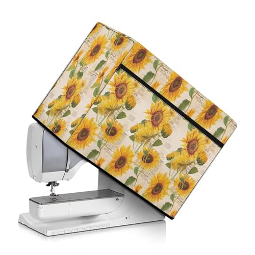 Vintage Sunflowers Print