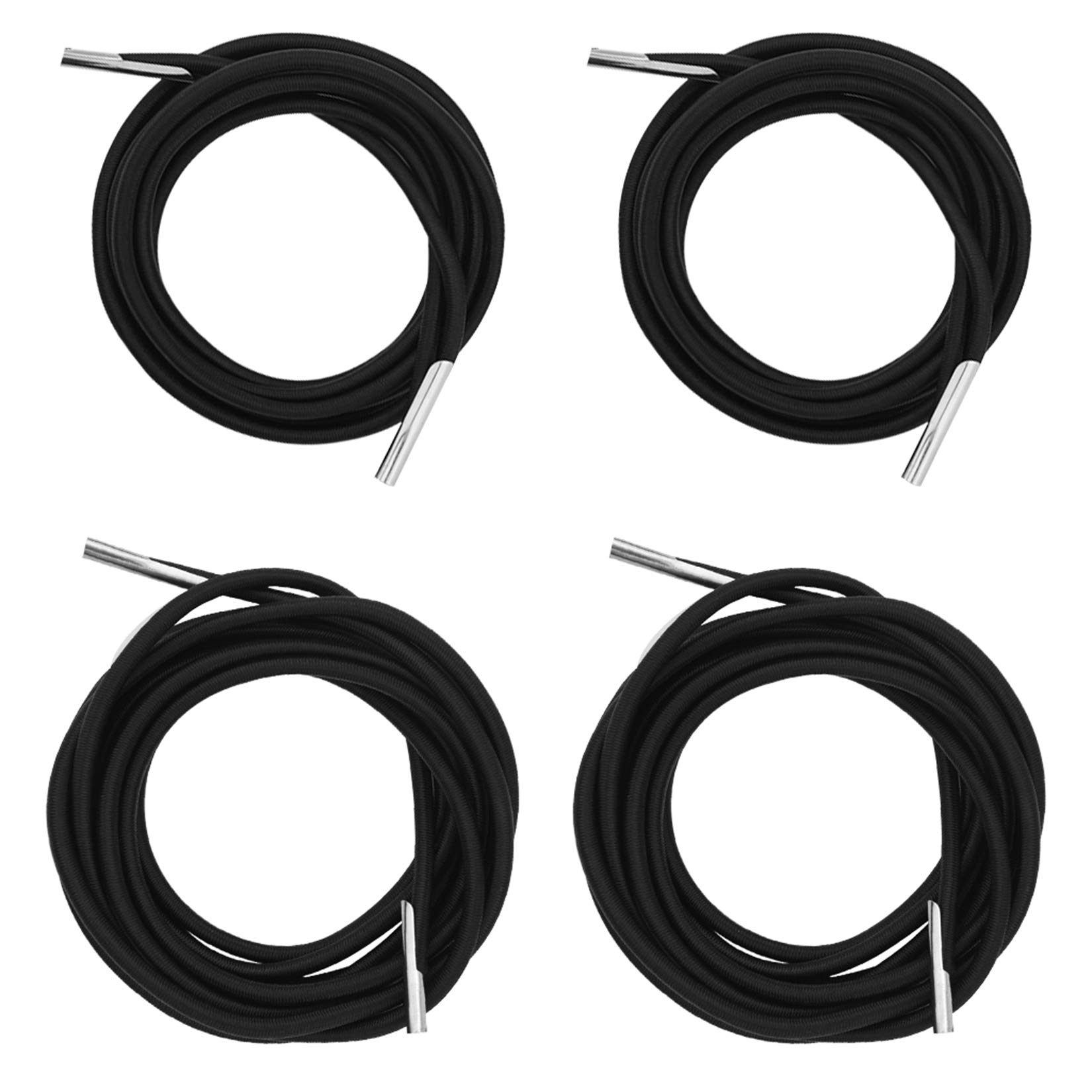 4 Pcs Universal Zero Gravity Chair Repair Cords Replacement Laces - Elastic Lounge Chair Replacement Straps for Antigravity Chairs, Recliners, Bungee Chairs - Perfect for Outdoor Patio, Poolside Relaxation & Backyard Lounging
