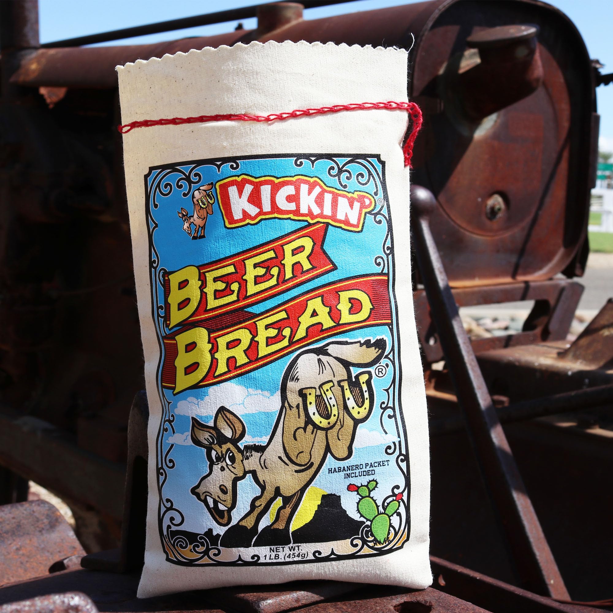 ASS KICKIN’ Beer Bread Mix - Premium Gourmet Baking Mix with Habanero Pack - 16oz Artisan Bread Kit - Perfect for Spicy Food Lovers & Unique Gifts - Great for Parties, Game Nights & Holiday Gatherings
