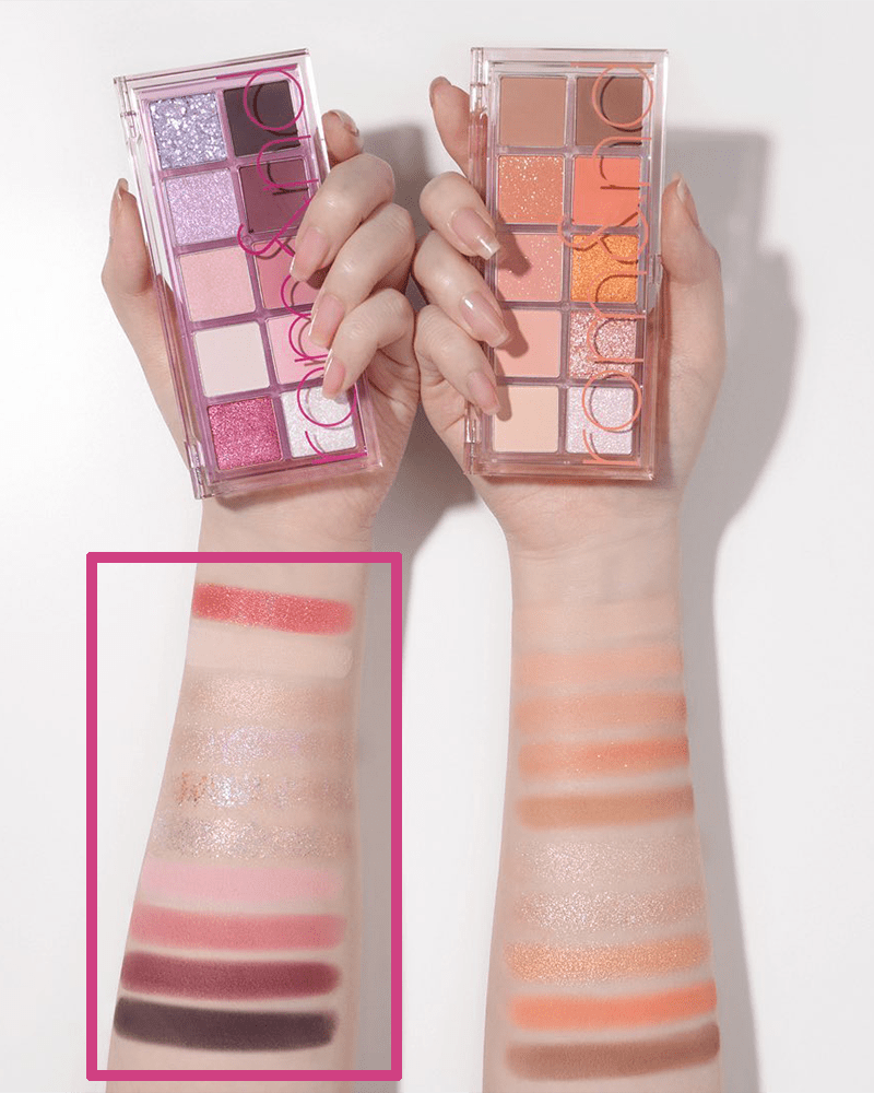 rom&nd Better Than Palette #Berry Fuchsia Garden - 10 Color Eyeshadow Palette with Matte & Shimmer Finishes | Perfect for Everyday Makeup, Party Looks & Professional Makeup Artists