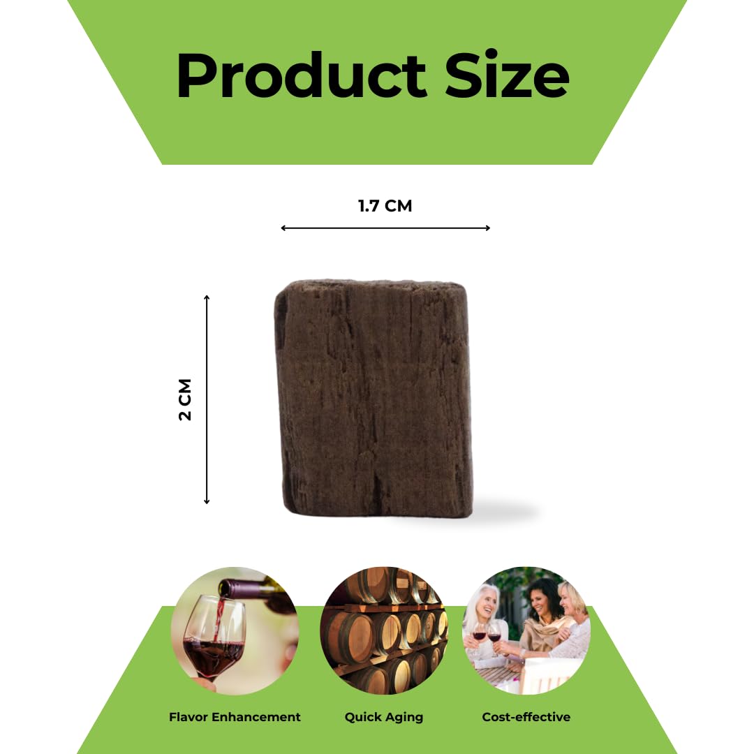 Premium French Oak Cubes for Brewing & Aging - Medium Plus Toast - 5 lbs - Enhance Wine, Whiskey, Beer & Spirits Flavor - Perfect for Home Brewing, Barrel Alternatives & Craft Cocktails