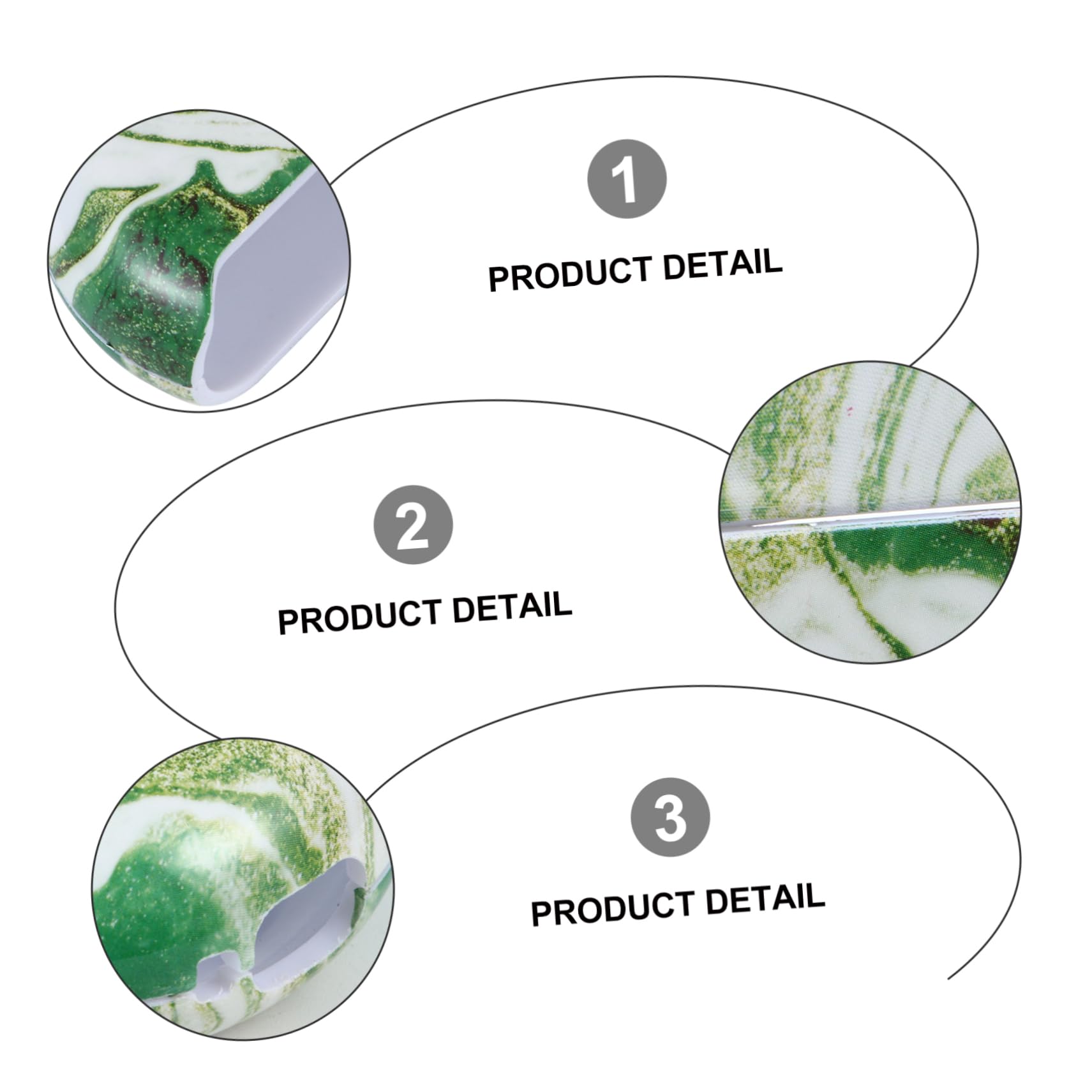 Homoyoyo Marble Earphone Cover Case (3-Pack) - Stylish Marbling Earbud Protector for AirPods & Wireless Headphones - Perfect for Travel, Workouts & Daily Use