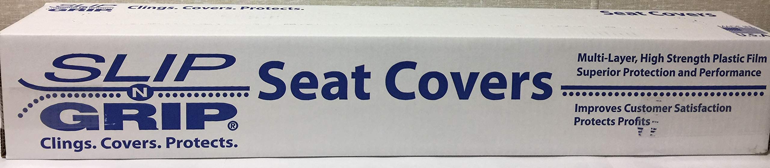 Slip-N-Grip Value Seat Cover 32In X 52In .5 Mil 500/Roll, Factory Direct – Ideal for Automotive, Office, and Home Furniture Protection