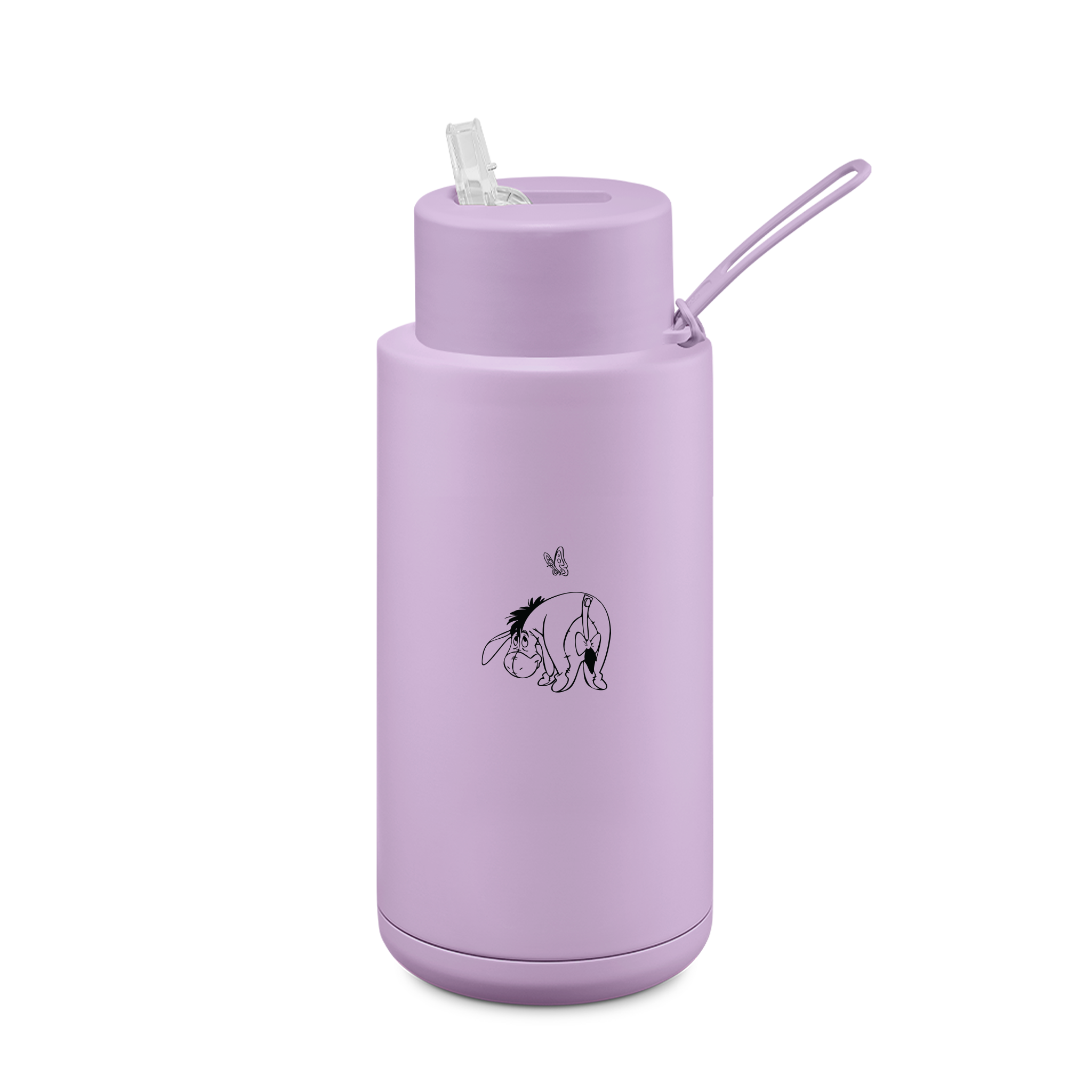 Disney Mickey Mouse Ceramic Reusable Water Bottle 34oz (1000ml) - Insulated Travel Mug for Hot & Cold Drinks, Perfect for Office, Gym, Hiking and Outdoor Activities