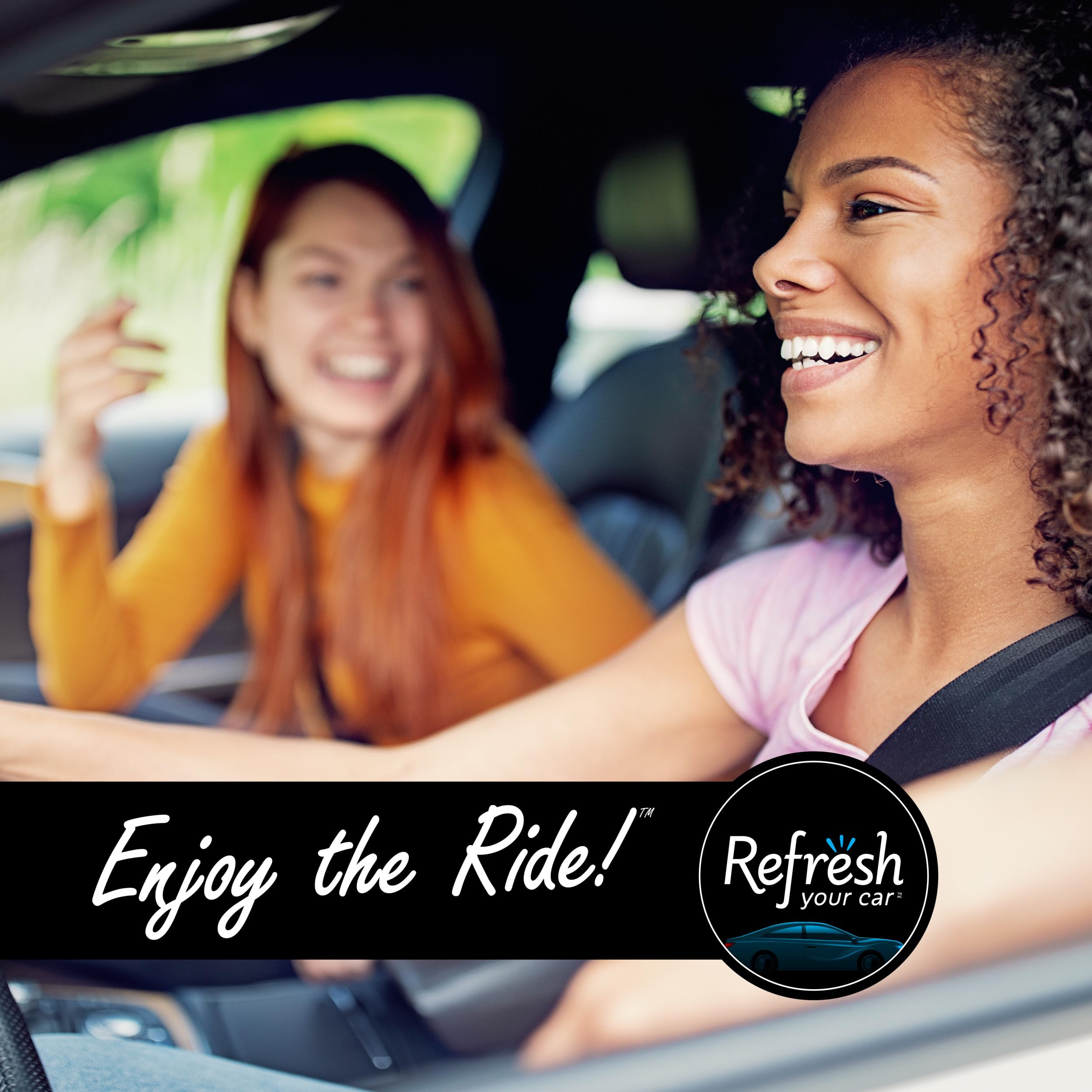 Refresh Your Car Scented Gel Air Freshener - Fresh Linen Fragrance for Cars | Long-Lasting Car Odor Eliminator & Interior Freshener for Daily Commute, Road Trips & Office Parking