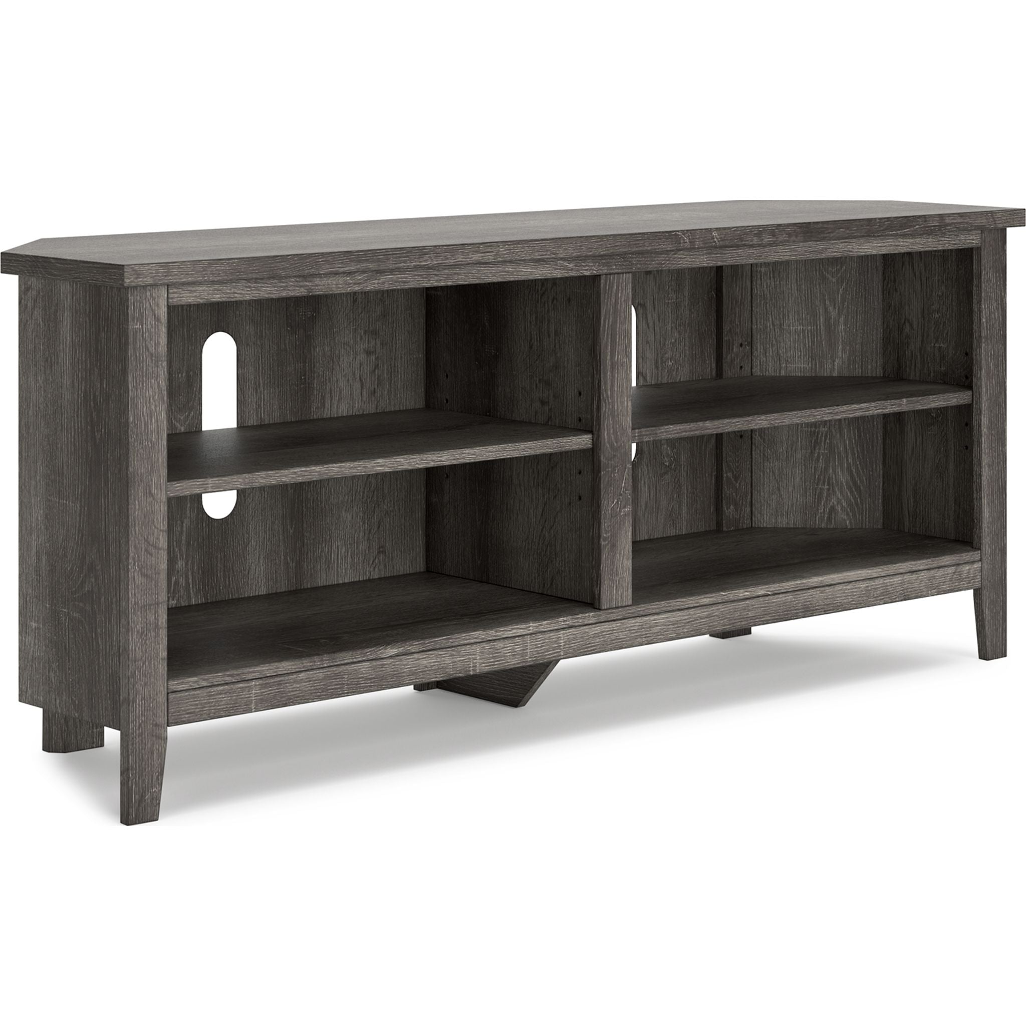 Arlenbry Modern TV Stand with Storage - 60 Inch Entertainment Center in Gray | Perfect for Living Room, Bedroom & Home Theater Setup