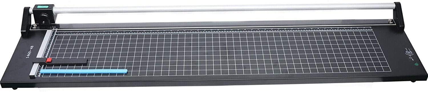 MGCD Precision 36 Inch Rolling Paper Cutter - Rotary Trimmer for Photo Paper, Film, Art Card Stock & Labels - Free Replacement Blade Included - Perfect for Crafting, Scrapbooking & Office Use