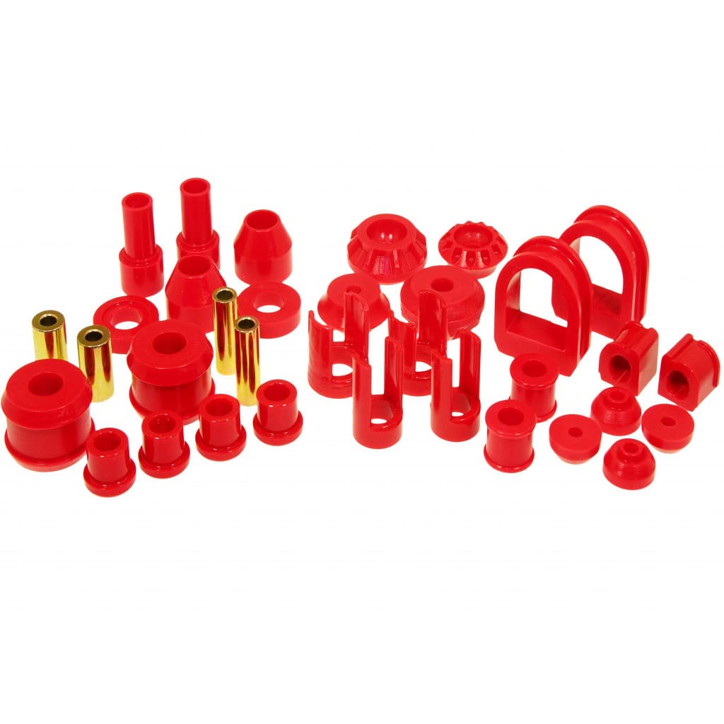Pro-Thane Total Bushing Kit for Volkswagen Golf MK1 MK2 1985-1997 - Red Performance Suspension Bushings (22-2009) | Improves Handling & Ride Comfort for Classic VW Golf Models
