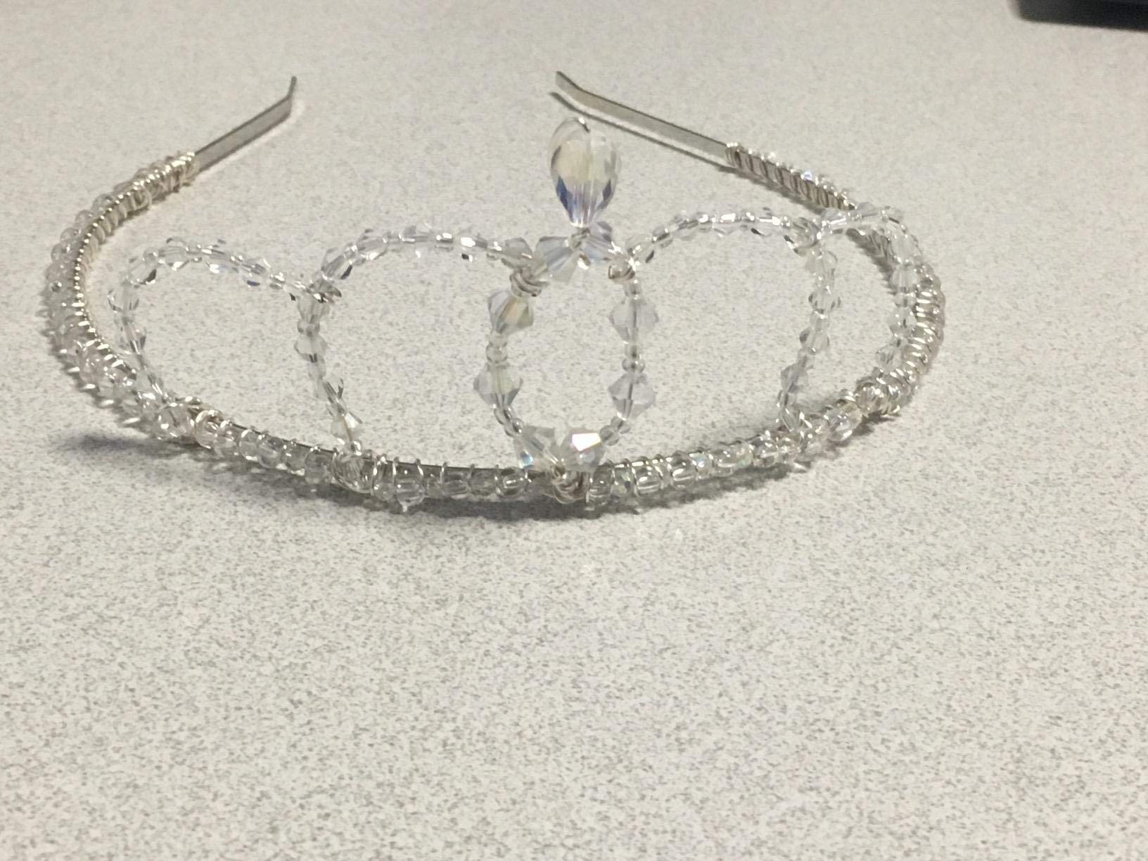 Onwon 12-Piece Silver Tone Smooth Metal Headbands - 3mm DIY Tiara Base, Blank Hairband for Crafting & Costume Accessories | Perfect for Weddings, Parties & Cosplay