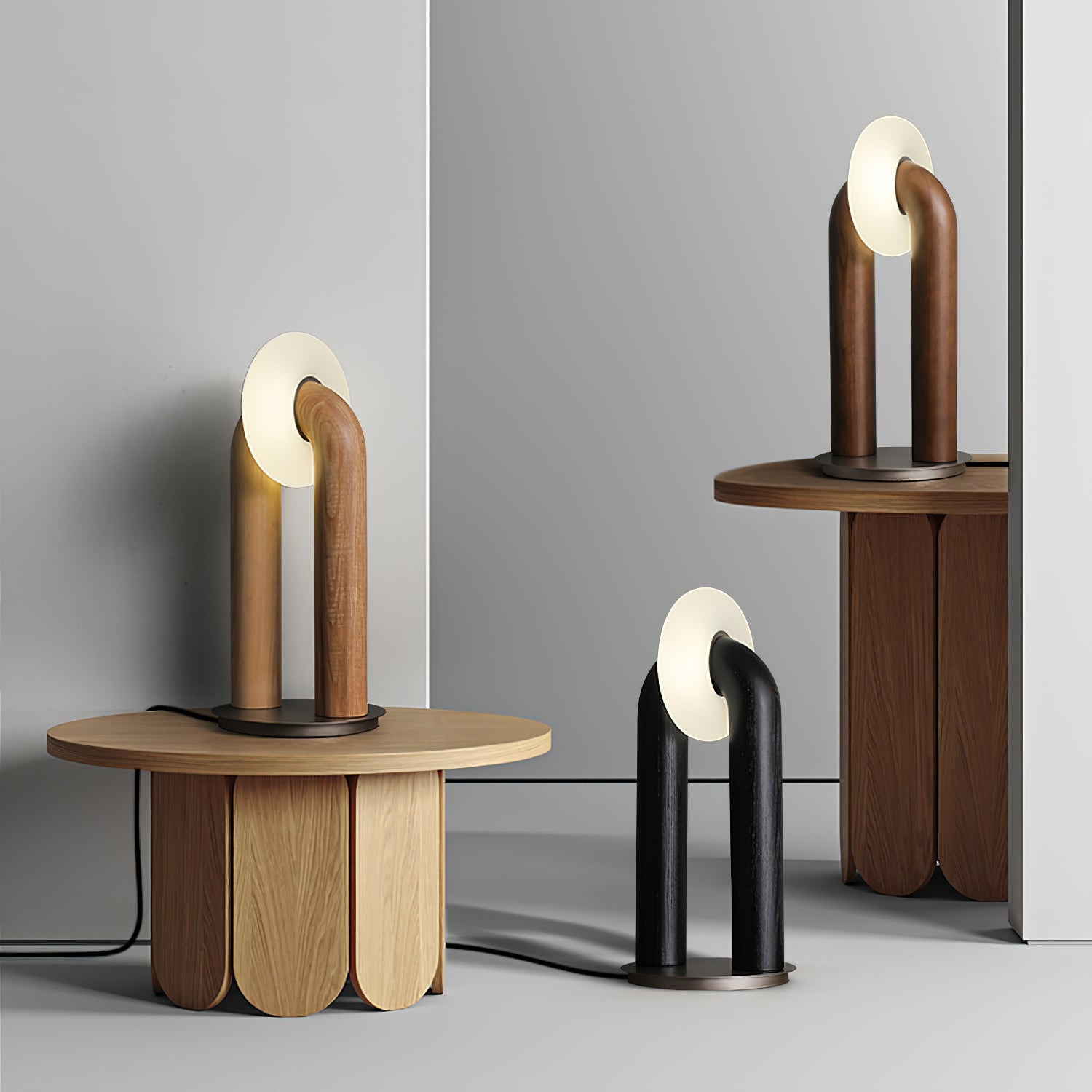 Arcadia Table Lamp - Modern LED Desk Light for Bedroom, Living Room & Office - Stylish Nightstand Lamp with Adjustable Brightness - Perfect for Reading, Working & Relaxing