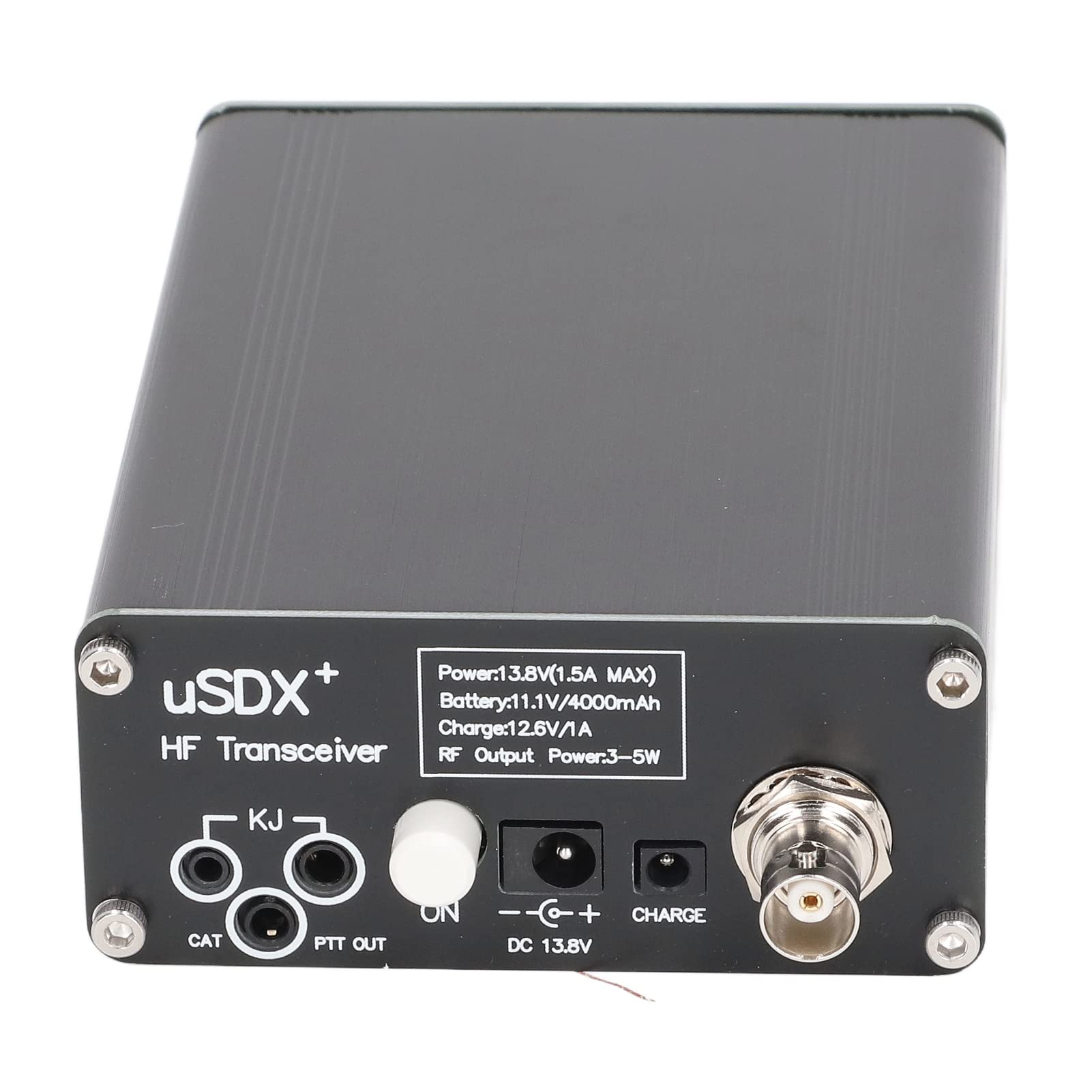 8 Band Radio Transceiver with LCD Display | SDR Full Mode HF Shortwave SSB QRP CW | BNC Antenna Connector & Computer Support | US Plug (100-240V) | Ideal for Ham Radio, Emergency Communication & Field Operations
