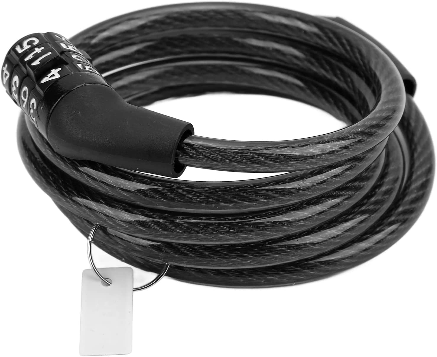 UPPVTE 4-Digit Combination Bike Lock - Anti-Theft Cable Lock for Bicycle, Mountain Bike & Scooter | Secure Parking, Commuting & Outdoor Adventures