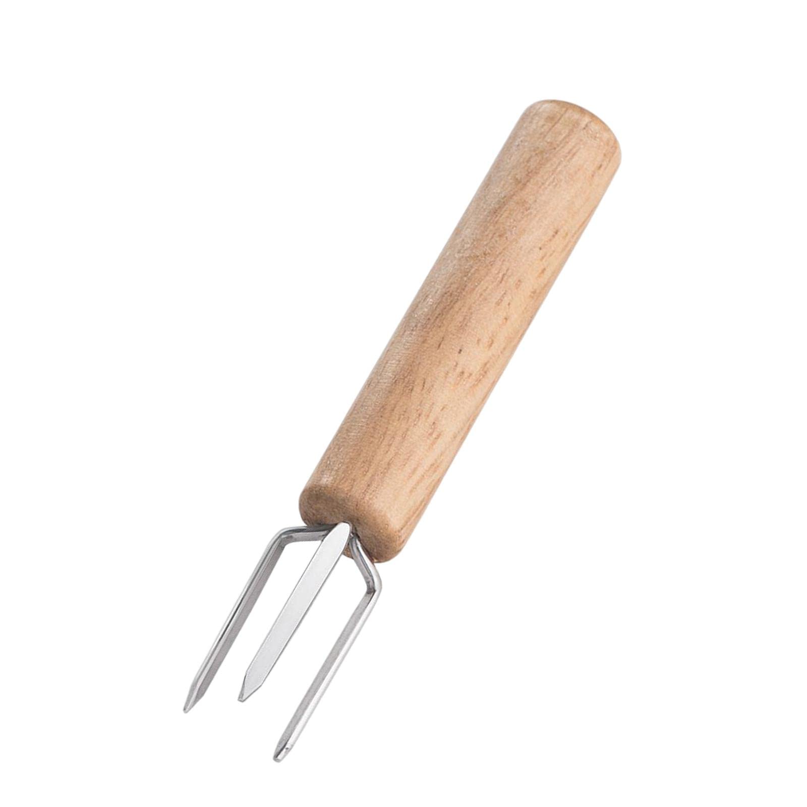 Premium Wooden Handle Coffee Stirrer - Professional 3-Angle Slope Design for Perfect Espresso Distribution - Barista Tool for Home & Cafe Use