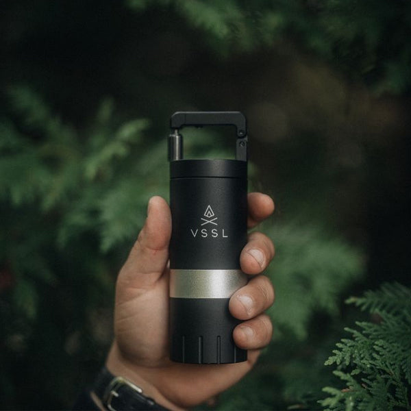 Premium VSSL Java G Manual Coffee Grinder - Portable Hand Crank Burr Mill for Espresso, French Press & Pour Over - Perfect for Camping, Travel & Home Brewing