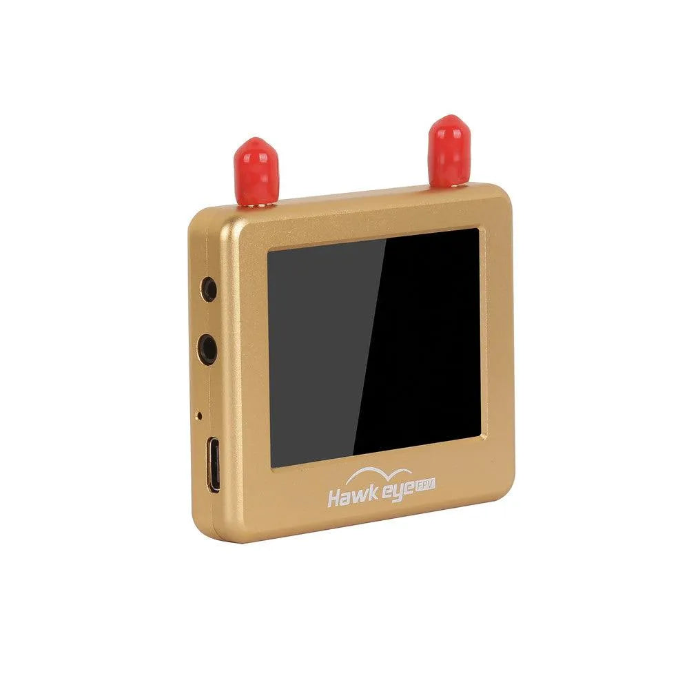 Hawkeye Master 2 FPV Monitor - 2.5 Inch HD 960×240 Display, 5.8G Wireless Receiver for Drone Racing & Aerial Photography - Perfect for FPV Goggles, Quadcopters, and RC Aircraft