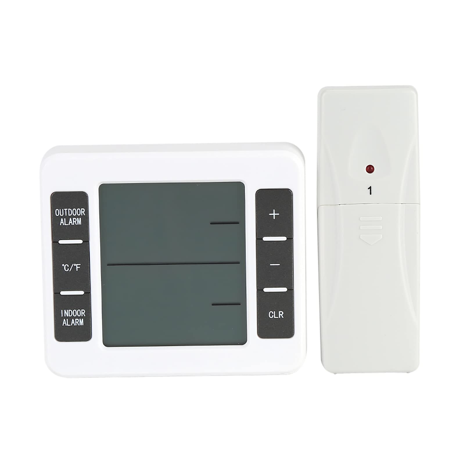 Miskall Wireless Digital Freezer Thermometer with Alarm - Indoor/Outdoor Temperature Sensor for Refrigerator, Fridge, Cooler & Home Kitchen Use - Perfect for Food Storage Safety Monitoring