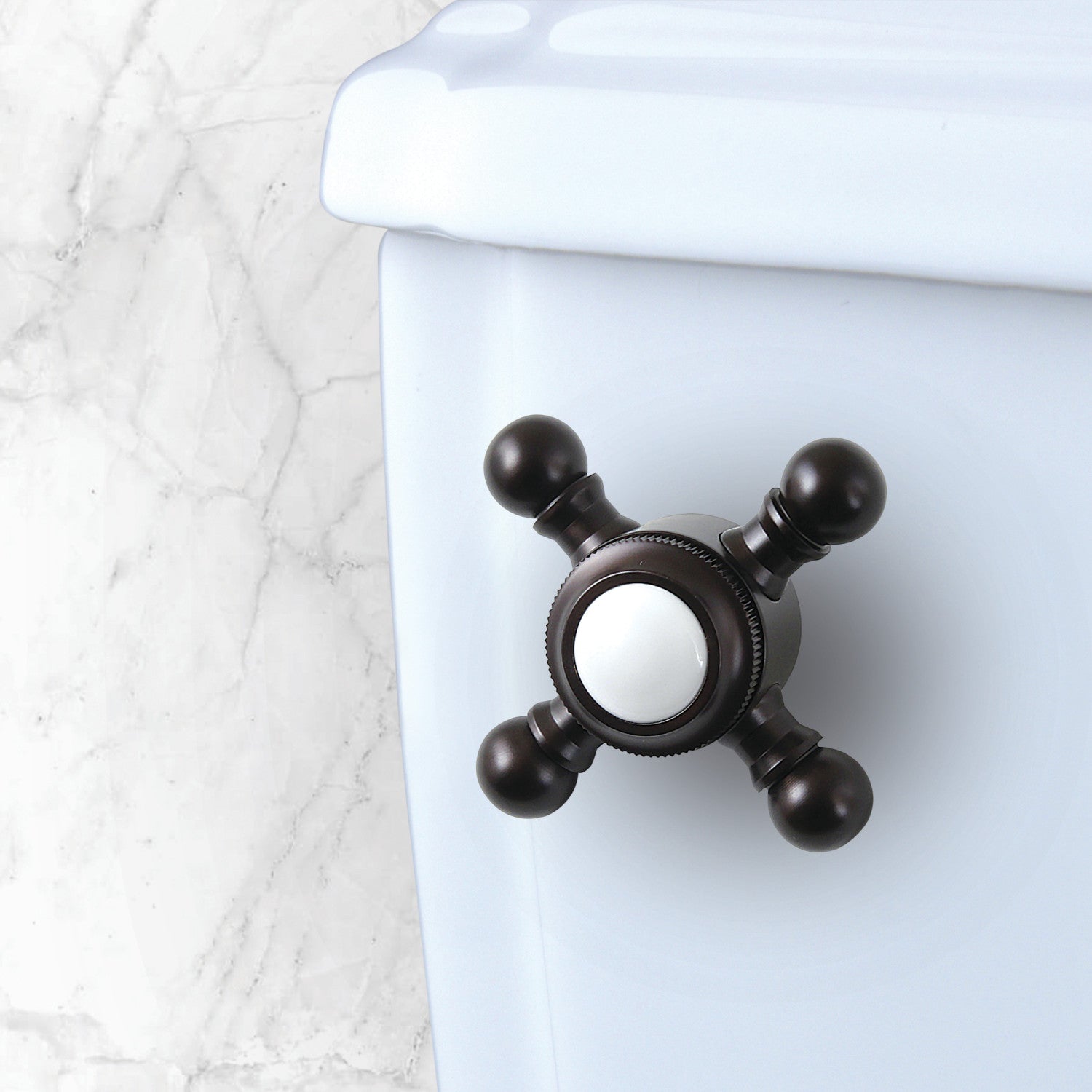 Buckingham KTBX5 Oil Rubbed Bronze Front Mount Toilet Tank Lever - Durable Replacement for Toilet Flush Handle, Perfect for Bathroom Renovation & Home Improvement Projects