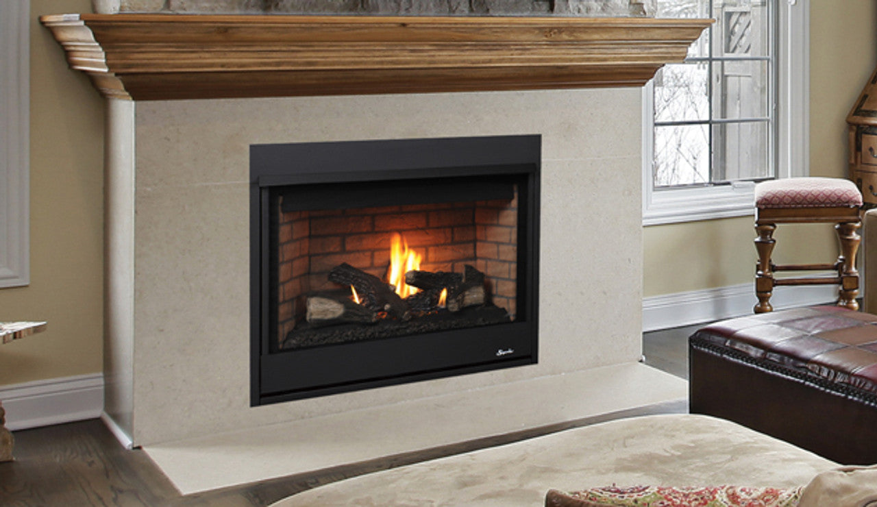 35 Inch Direct Vent Traditional Gas Fireplace - DRT2035 - Energy Efficient Heating for Living Rooms & Bedrooms - Perfect for Cozy Winter Nights & Home Decor