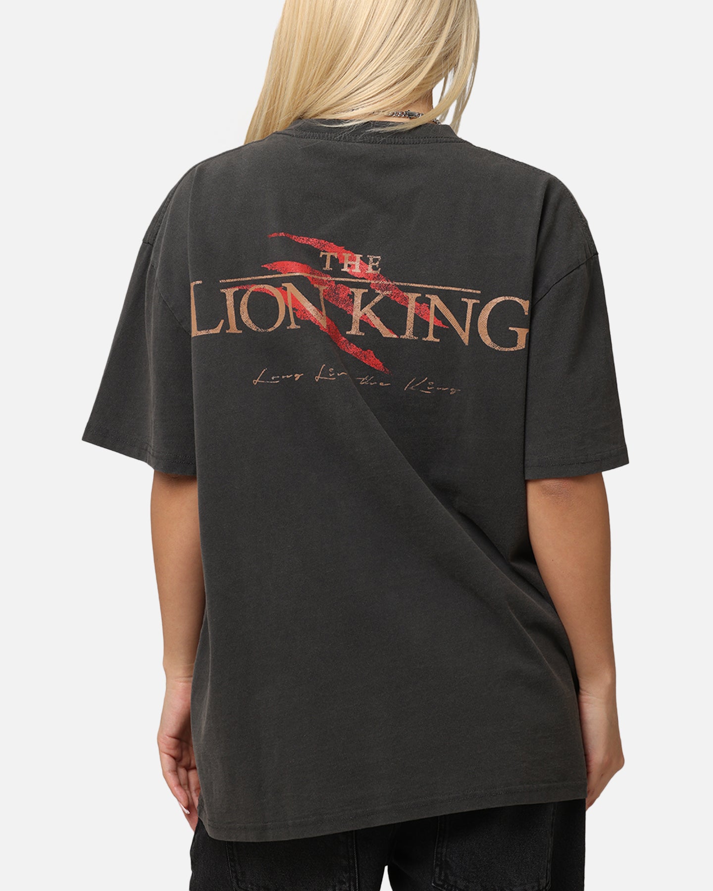 Disney The Lion King Scar Heavyweight T-Shirt - Black Vintage Wash | Officially Licensed Cotton Tee for Men & Women - Perfect for Cosplay, Movie Nights & Disney Fans