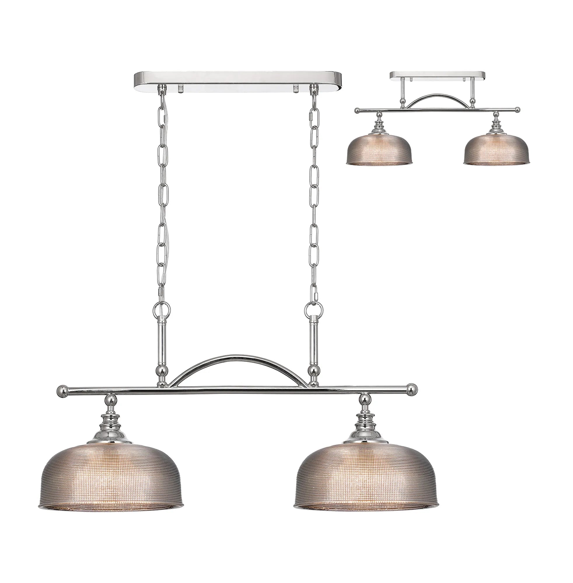 Satin Nickel/ Smoke Glass