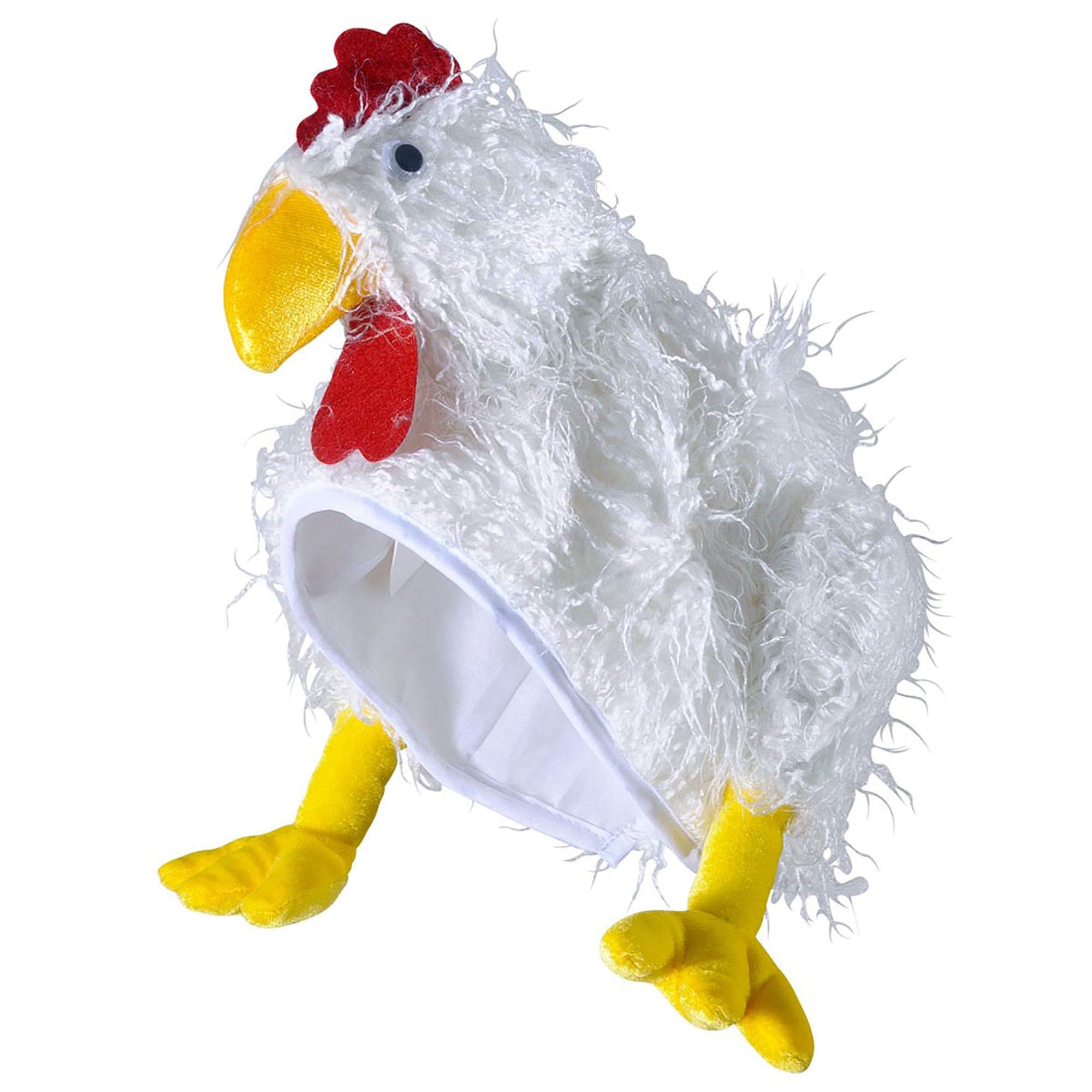 Funny Chicken Costume Hats & Novelty Headwear for Dress-Up Parties, Halloween, and Cosplay - Cute & Quirky Accessories for Adults & Kids