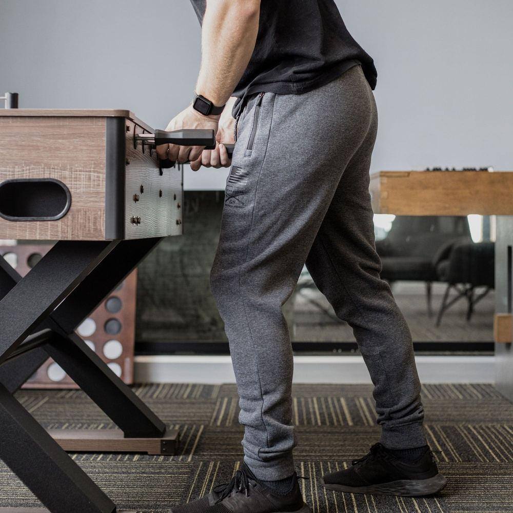 Men's Joggers Pants - Soft Comfortable Athletic Sweatpants for Running & Lounge, Dark Gray - Perfect for Gym, Workout & Casual Wear