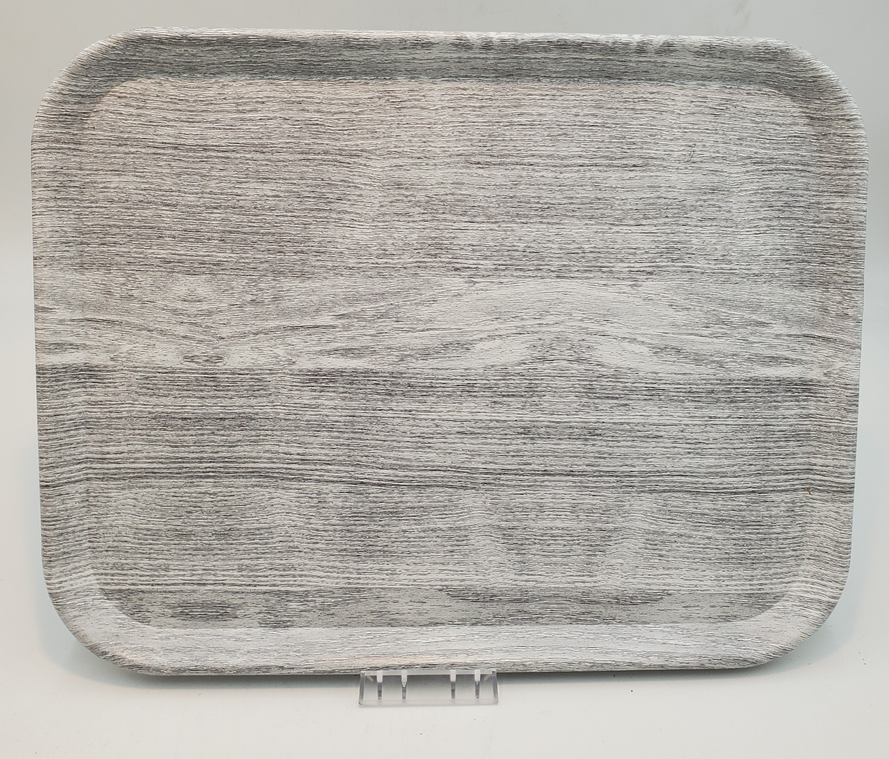 17.5x13.5 Inch Large Gray Serving Tray - Stylish Dining & Home Decor for Parties, Breakfast in Bed, and Coffee Table Organization