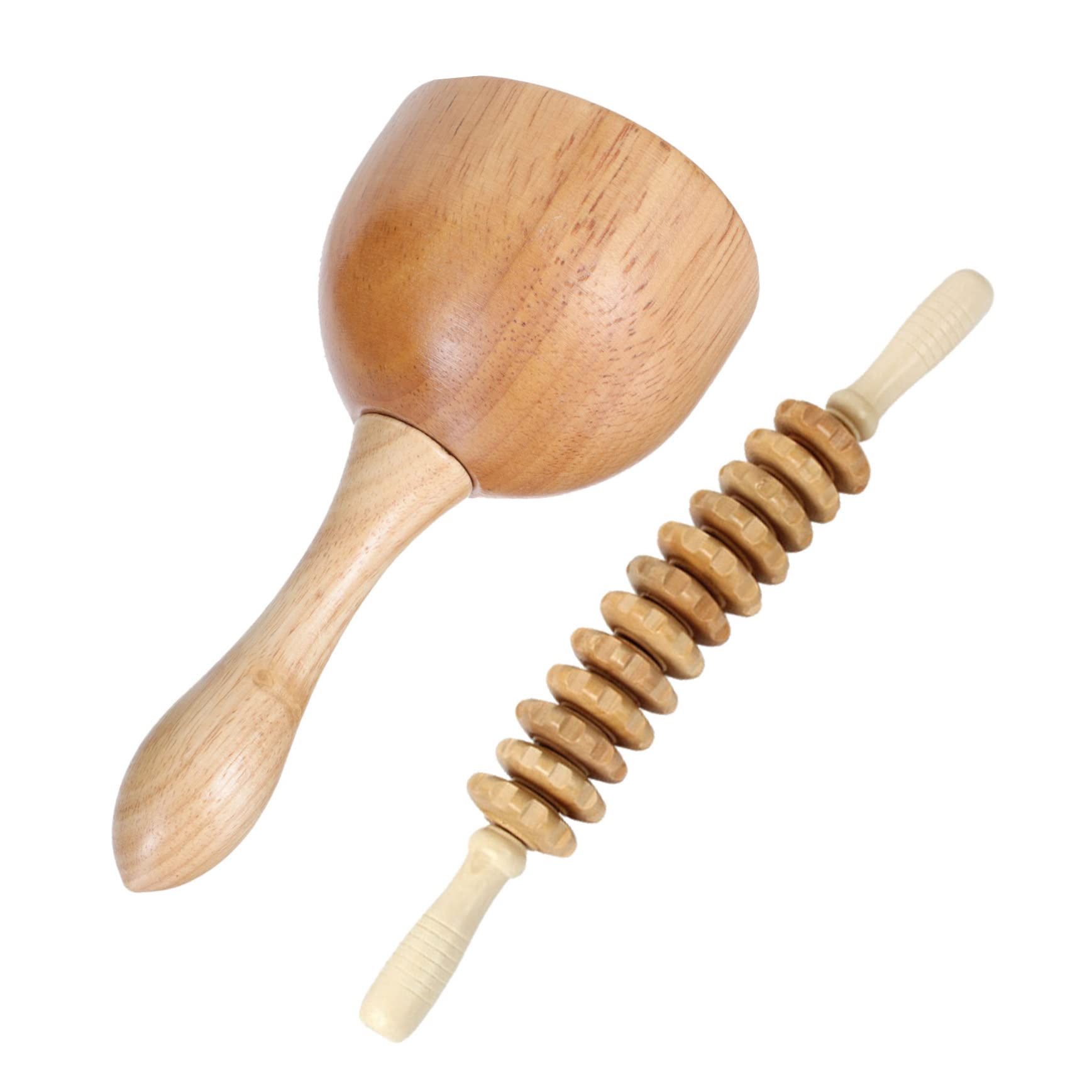 FRCOLOR Wooden Scalp Massager & Shampoo Scraper Set - Natural Muscle Relaxation Tool for Kids & Adults, Hair Care & Skin Exfoliation - Perfect for Spa, Home Relaxation and Scalp Therapy
