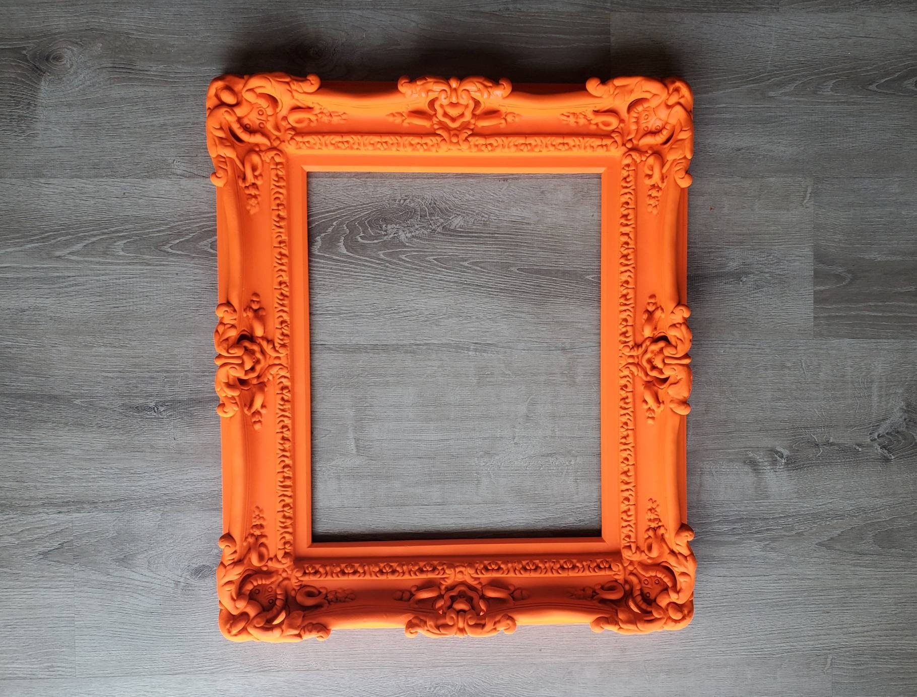 11x14 Orange Photo Frame - Vibrant Wall Decor for Living Room, Bedroom & Office - Perfect for Family Photos, Artwork & Memories