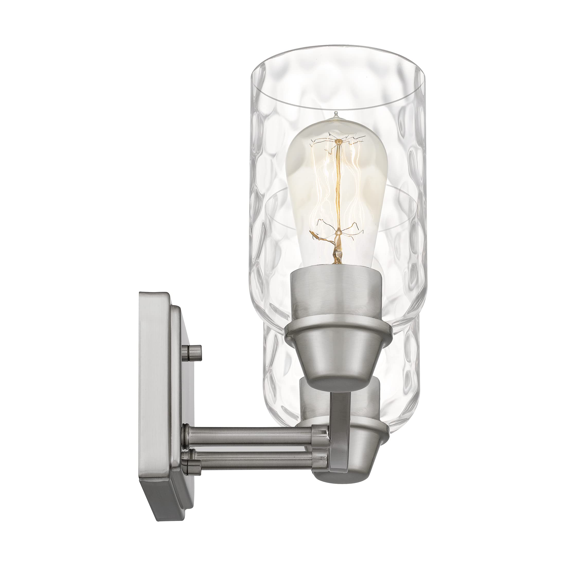 Quoizel Acacia 2-Light Brushed Nickel Bathroom Vanity Light - Perfect for Modern Bathroom & Powder Room Lighting